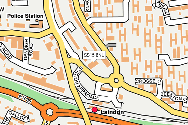 SS15 6NL map - OS OpenMap – Local (Ordnance Survey) SS15 6NL map - OS OpenMap – Local (Ordnance Survey)