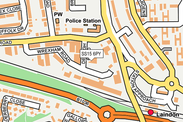 SS15 6PY map - OS OpenMap – Local (Ordnance Survey) SS15 6PY map - OS OpenMap – Local (Ordnance Survey)