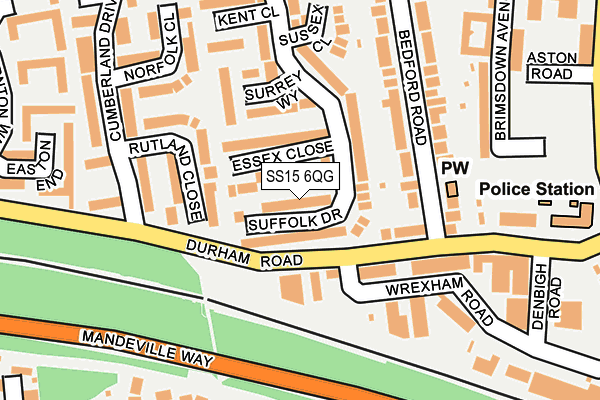 SS15 6QG map - OS OpenMap – Local (Ordnance Survey) SS15 6QG map - OS OpenMap – Local (Ordnance Survey)
