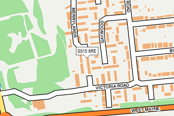 SS15 6RE map - OS OpenMap – Local (Ordnance Survey) SS15 6RE map - OS OpenMap – Local (Ordnance Survey)