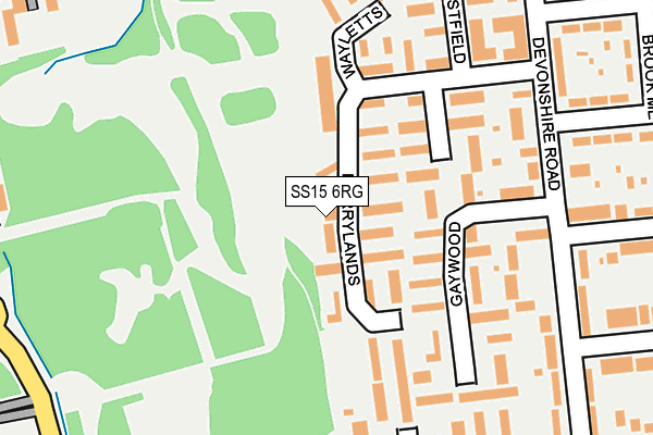 SS15 6RG map - OS OpenMap – Local (Ordnance Survey) SS15 6RG map - OS OpenMap – Local (Ordnance Survey)
