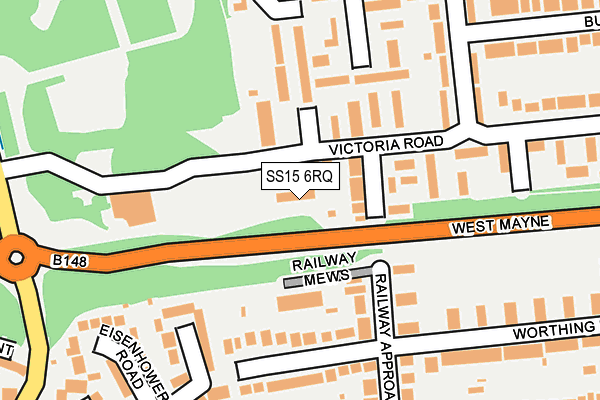 SS15 6RQ map - OS OpenMap – Local (Ordnance Survey) SS15 6RQ map - OS OpenMap – Local (Ordnance Survey)