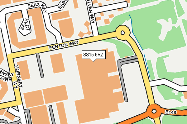 SS15 6RZ map - OS OpenMap – Local (Ordnance Survey) SS15 6RZ map - OS OpenMap – Local (Ordnance Survey)