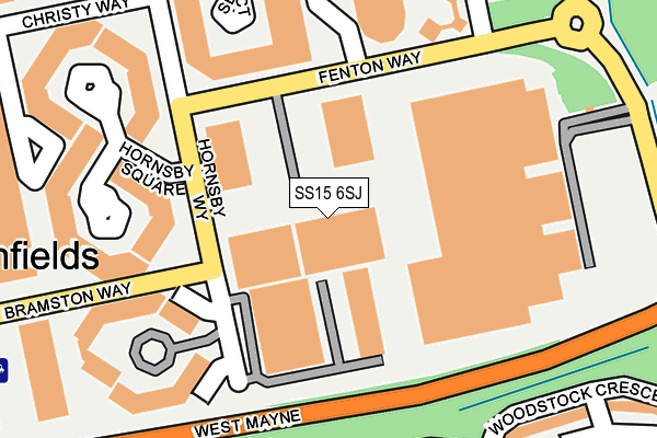SS15 6SJ map - OS OpenMap – Local (Ordnance Survey) SS15 6SJ map - OS OpenMap – Local (Ordnance Survey)