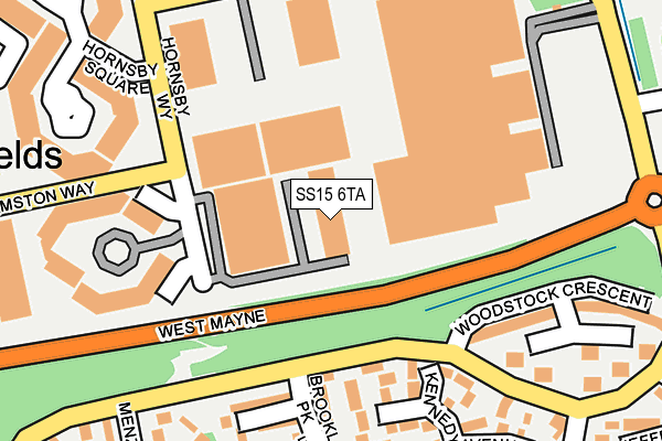 SS15 6TA map - OS OpenMap – Local (Ordnance Survey) SS15 6TA map - OS OpenMap – Local (Ordnance Survey)