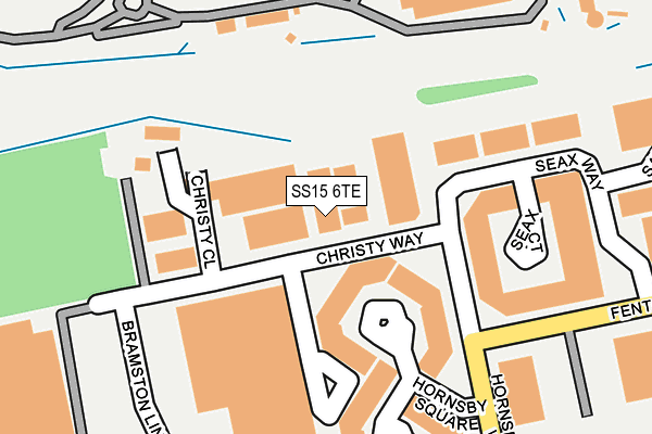SS15 6TE map - OS OpenMap – Local (Ordnance Survey) SS15 6TE map - OS OpenMap – Local (Ordnance Survey)