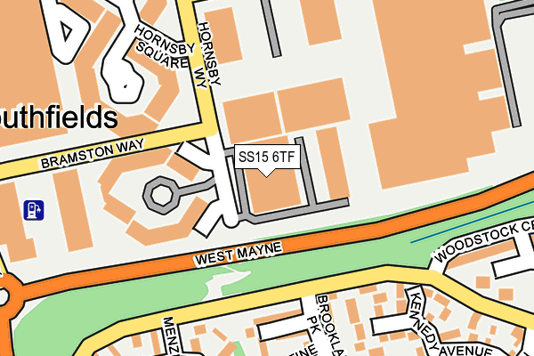 SS15 6TF map - OS OpenMap – Local (Ordnance Survey) SS15 6TF map - OS OpenMap – Local (Ordnance Survey)