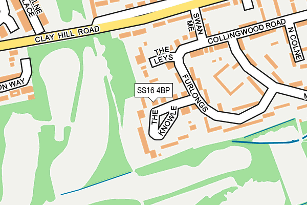 SS16 4BP map - OS OpenMap – Local (Ordnance Survey) SS16 4BP map - OS OpenMap – Local (Ordnance Survey)