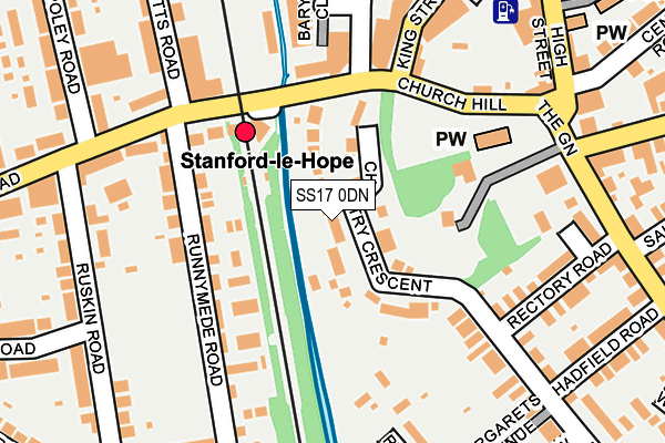 SS17 0DN map - OS OpenMap – Local (Ordnance Survey) SS17 0DN map - OS OpenMap – Local (Ordnance Survey)