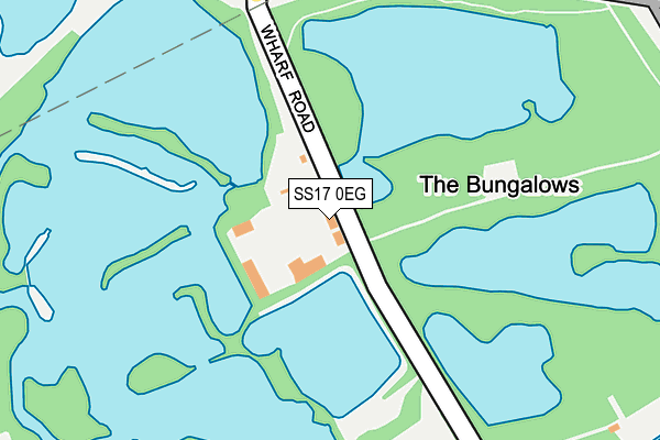 SS17 0EG map - OS OpenMap – Local (Ordnance Survey) SS17 0EG map - OS OpenMap – Local (Ordnance Survey)