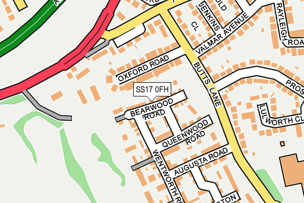 SS17 0FH map - OS OpenMap – Local (Ordnance Survey) SS17 0FH map - OS OpenMap – Local (Ordnance Survey)