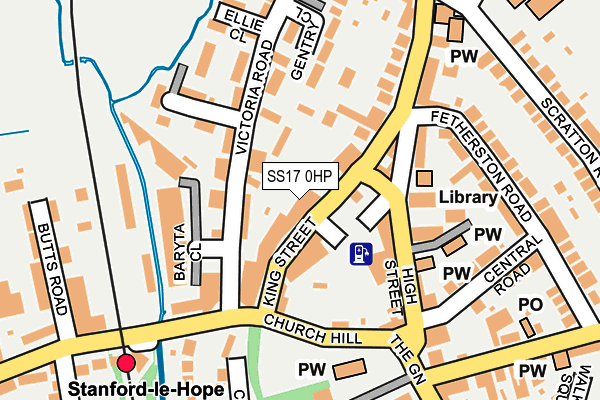 SS17 0HP map - OS OpenMap – Local (Ordnance Survey) SS17 0HP map - OS OpenMap – Local (Ordnance Survey)
