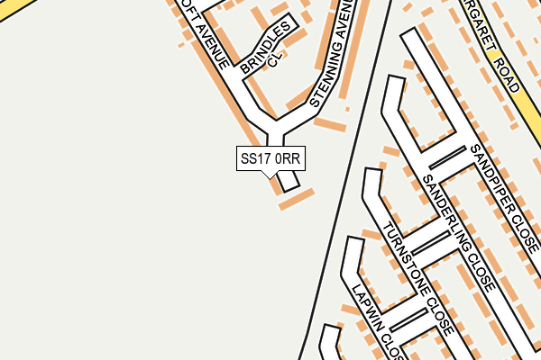 SS17 0RR map - OS OpenMap – Local (Ordnance Survey) SS17 0RR map - OS OpenMap – Local (Ordnance Survey)