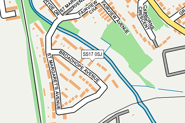 SS17 0SJ map - OS OpenMap – Local (Ordnance Survey) SS17 0SJ map - OS OpenMap – Local (Ordnance Survey)
