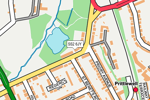 SS2 6JY map - OS OpenMap – Local (Ordnance Survey) SS2 6JY map - OS OpenMap – Local (Ordnance Survey)