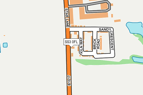 SS3 0FL map - OS OpenMap – Local (Ordnance Survey) SS3 0FL map - OS OpenMap – Local (Ordnance Survey)