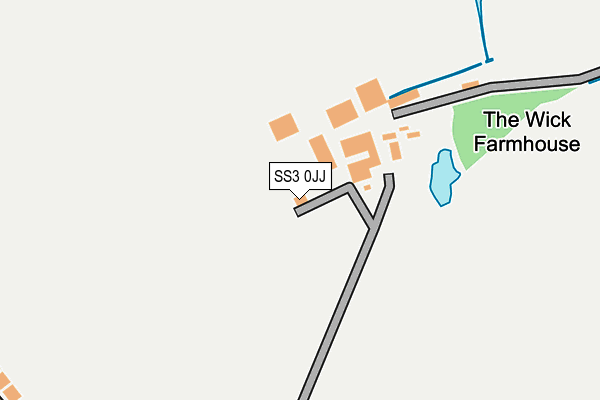 SS3 0JJ map - OS OpenMap – Local (Ordnance Survey) SS3 0JJ map - OS OpenMap – Local (Ordnance Survey)