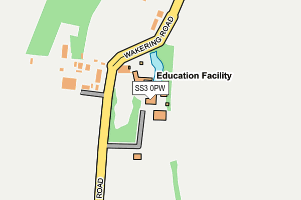 SS3 0PW map - OS OpenMap – Local (Ordnance Survey) SS3 0PW map - OS OpenMap – Local (Ordnance Survey)