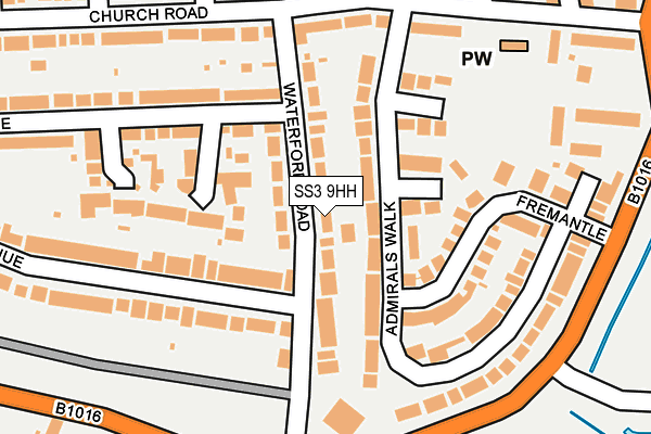 SS3 9HH map - OS OpenMap – Local (Ordnance Survey) SS3 9HH map - OS OpenMap – Local (Ordnance Survey)