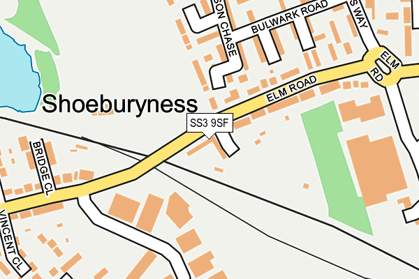SS3 9SF map - OS OpenMap – Local (Ordnance Survey) SS3 9SF map - OS OpenMap – Local (Ordnance Survey)