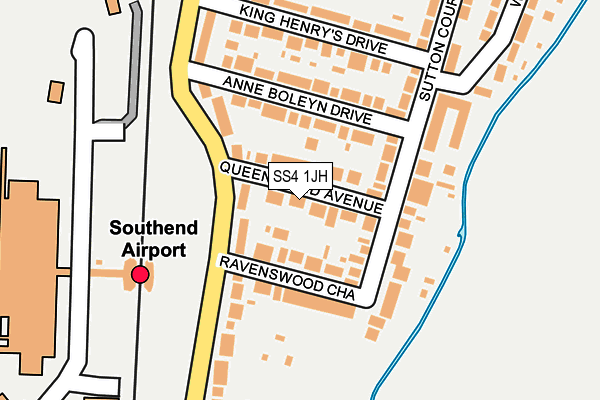 SS4 1JH map - OS OpenMap – Local (Ordnance Survey) SS4 1JH map - OS OpenMap – Local (Ordnance Survey)