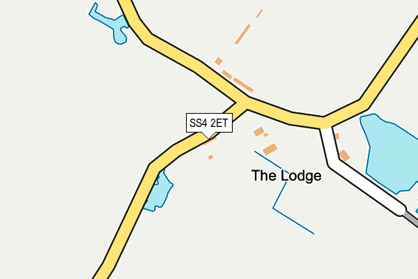 SS4 2ET map - OS OpenMap – Local (Ordnance Survey) SS4 2ET map - OS OpenMap – Local (Ordnance Survey)