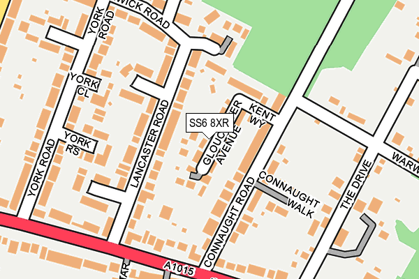 SS6 8XR map - OS OpenMap – Local (Ordnance Survey) SS6 8XR map - OS OpenMap – Local (Ordnance Survey)