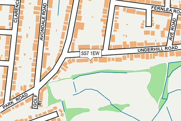 SS7 1EW map - OS OpenMap – Local (Ordnance Survey) SS7 1EW map - OS OpenMap – Local (Ordnance Survey)