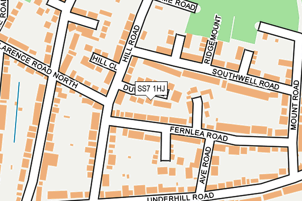 SS7 1HJ map - OS OpenMap – Local (Ordnance Survey) SS7 1HJ map - OS OpenMap – Local (Ordnance Survey)