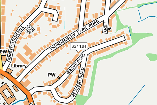 SS7 1JH map - OS OpenMap – Local (Ordnance Survey) SS7 1JH map - OS OpenMap – Local (Ordnance Survey)