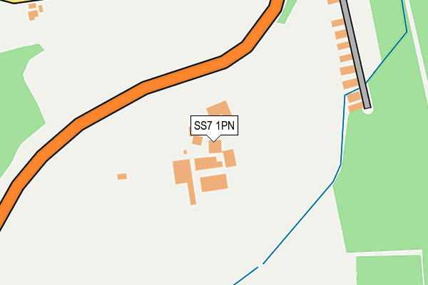 SS7 1PN map - OS OpenMap – Local (Ordnance Survey) SS7 1PN map - OS OpenMap – Local (Ordnance Survey)
