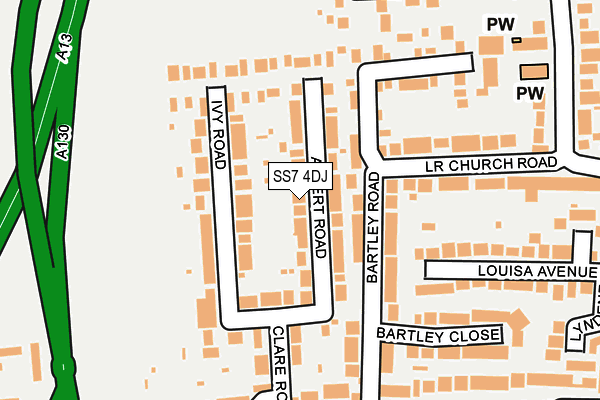 SS7 4DJ map - OS OpenMap – Local (Ordnance Survey) SS7 4DJ map - OS OpenMap – Local (Ordnance Survey)