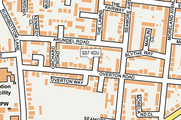 SS7 4DU map - OS OpenMap – Local (Ordnance Survey) SS7 4DU map - OS OpenMap – Local (Ordnance Survey)