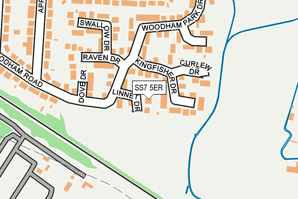 SS7 5ER map - OS OpenMap – Local (Ordnance Survey) SS7 5ER map - OS OpenMap – Local (Ordnance Survey)