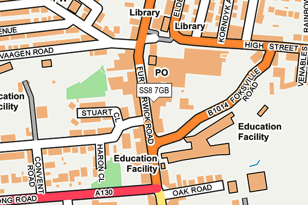 SS8 7GB map - OS OpenMap – Local (Ordnance Survey) SS8 7GB map - OS OpenMap – Local (Ordnance Survey)