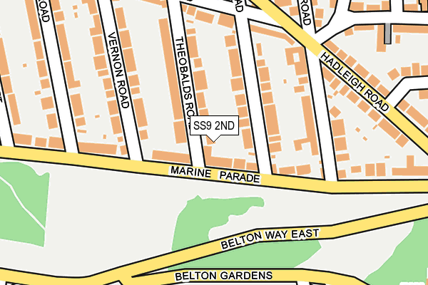 SS9 2ND map - OS OpenMap – Local (Ordnance Survey) SS9 2ND map - OS OpenMap – Local (Ordnance Survey)