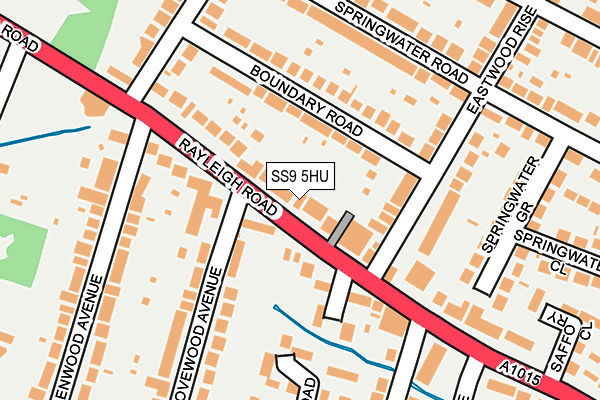 SS9 5HU map - OS OpenMap – Local (Ordnance Survey) SS9 5HU map - OS OpenMap – Local (Ordnance Survey)