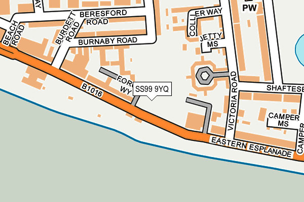 SS99 9YQ map - OS OpenMap – Local (Ordnance Survey) SS99 9YQ map - OS OpenMap – Local (Ordnance Survey)