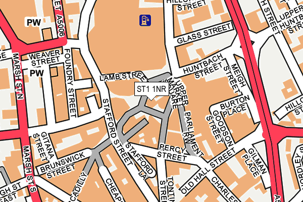 ST1 1NR map - OS OpenMap – Local (Ordnance Survey) ST1 1NR map - OS OpenMap – Local (Ordnance Survey)