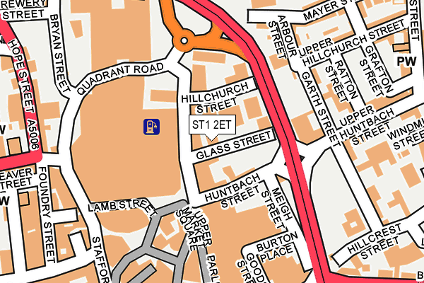 ST1 2ET map - OS OpenMap – Local (Ordnance Survey) ST1 2ET map - OS OpenMap – Local (Ordnance Survey)