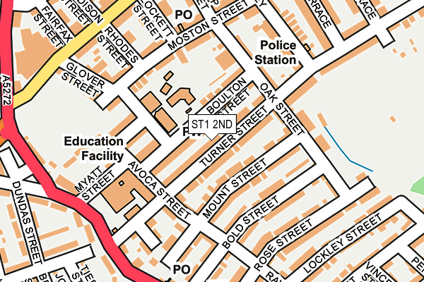 ST1 2ND map - OS OpenMap – Local (Ordnance Survey) ST1 2ND map - OS OpenMap – Local (Ordnance Survey)