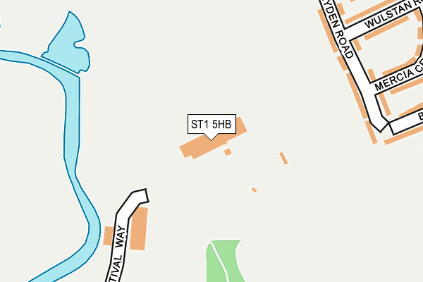 ST1 5HB map - OS OpenMap – Local (Ordnance Survey) ST1 5HB map - OS OpenMap – Local (Ordnance Survey)