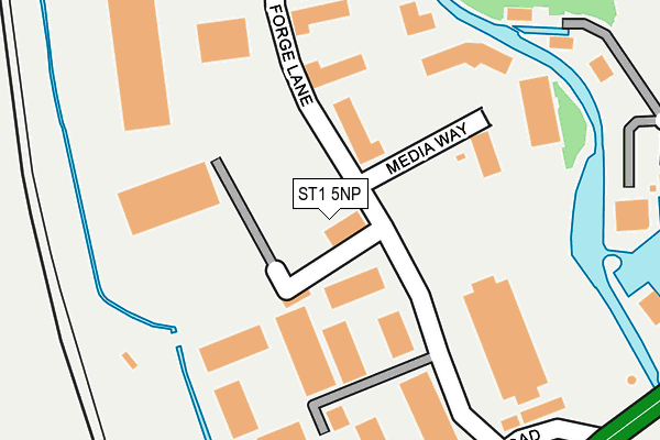ST1 5NP map - OS OpenMap – Local (Ordnance Survey) ST1 5NP map - OS OpenMap – Local (Ordnance Survey)