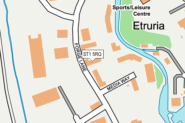 ST1 5RQ map - OS OpenMap – Local (Ordnance Survey) ST1 5RQ map - OS OpenMap – Local (Ordnance Survey)