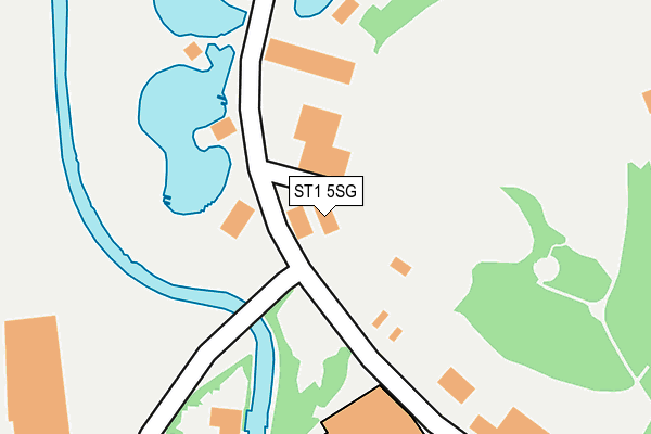ST1 5SG map - OS OpenMap – Local (Ordnance Survey) ST1 5SG map - OS OpenMap – Local (Ordnance Survey)
