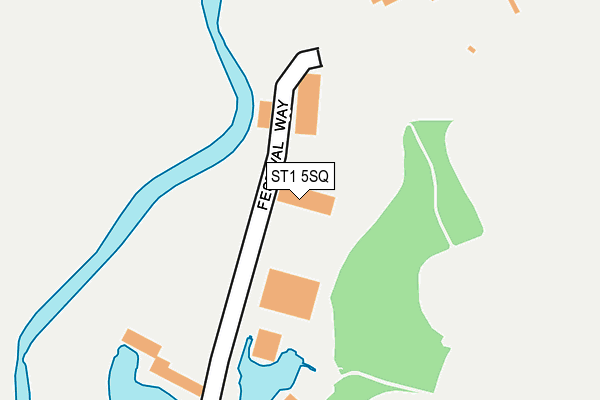 ST1 5SQ map - OS OpenMap – Local (Ordnance Survey) ST1 5SQ map - OS OpenMap – Local (Ordnance Survey)