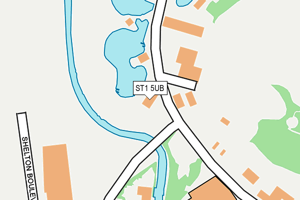 ST1 5UB map - OS OpenMap – Local (Ordnance Survey) ST1 5UB map - OS OpenMap – Local (Ordnance Survey)