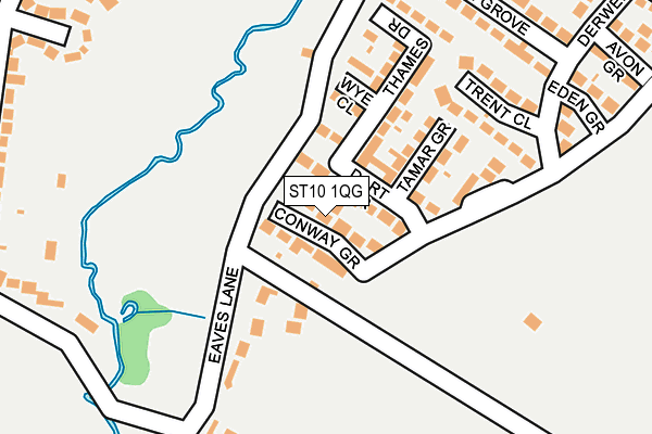 ST10 1QG map - OS OpenMap – Local (Ordnance Survey) ST10 1QG map - OS OpenMap – Local (Ordnance Survey)