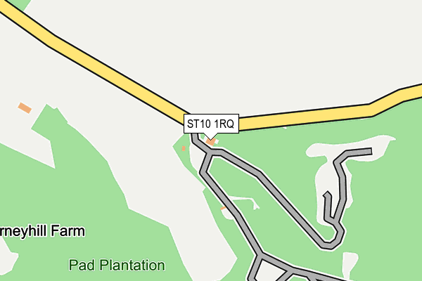 ST10 1RQ map - OS OpenMap – Local (Ordnance Survey) ST10 1RQ map - OS OpenMap – Local (Ordnance Survey)
