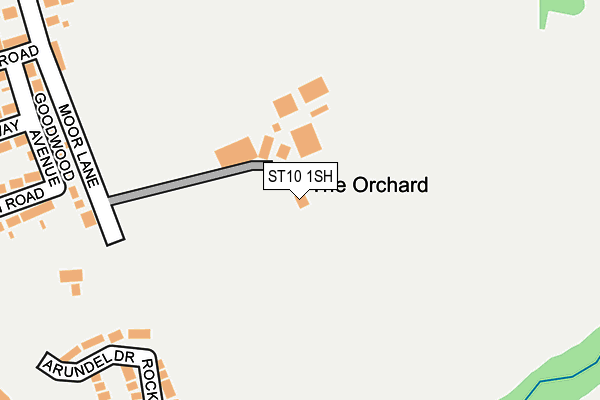 ST10 1SH map - OS OpenMap – Local (Ordnance Survey) ST10 1SH map - OS OpenMap – Local (Ordnance Survey)
